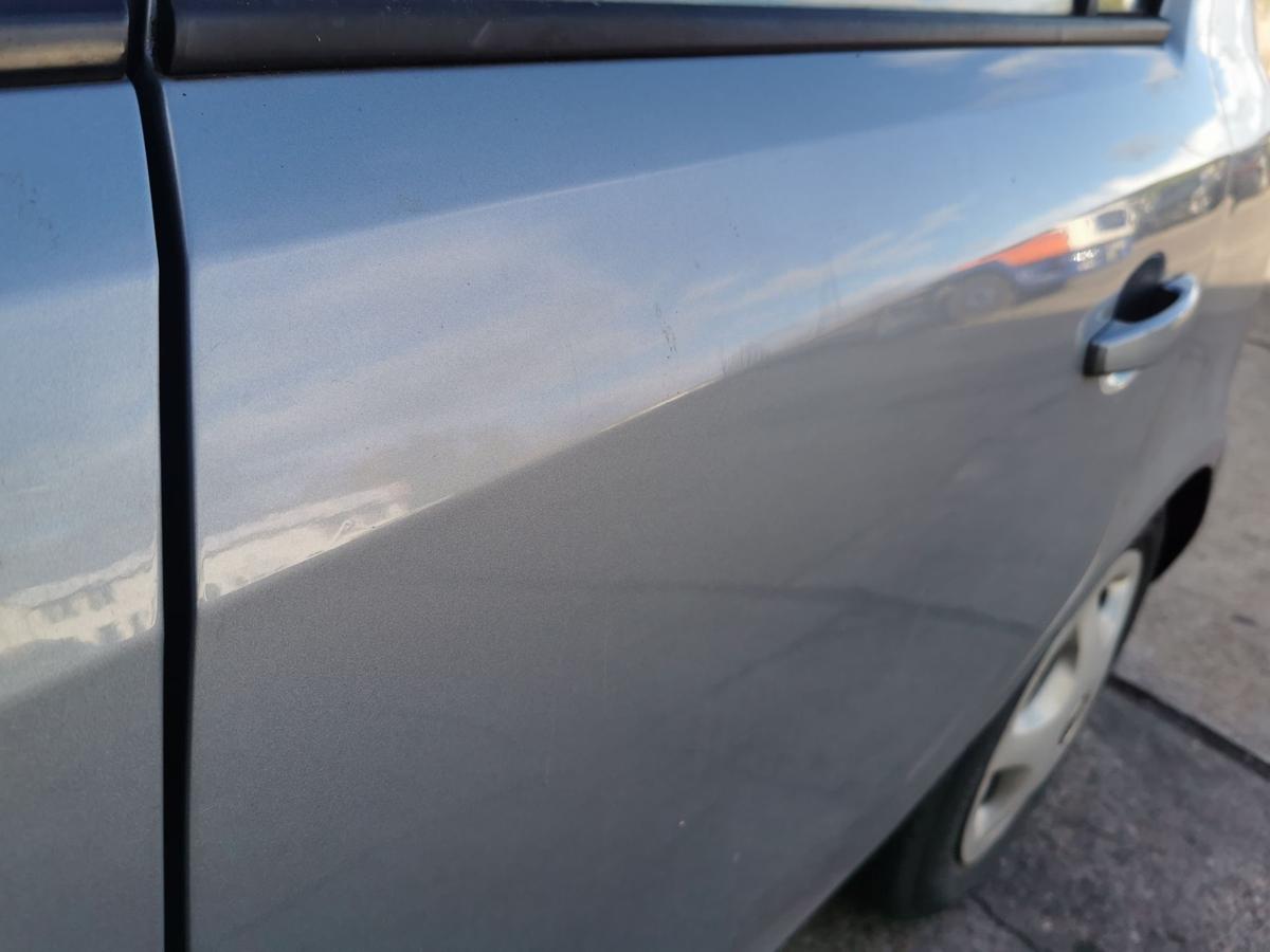 Opel Corsa D Tür Autotür Fondtür Rohbautür hinten links Z163 Lichtsilber met