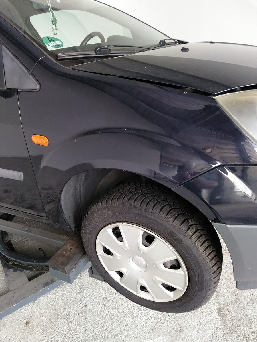 Ford Fiesta JD JH original Kotfl&uuml;gel vorn rechts dunkelblau Bj.2006