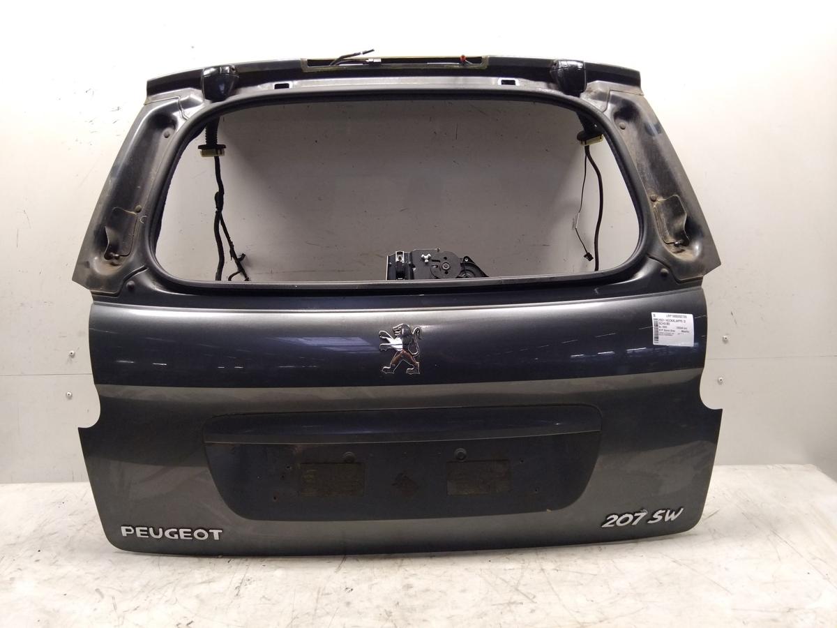 Peugeot 207 SW original Heckklappe KTP Shark Grau Metallic Rohbau BJ2009