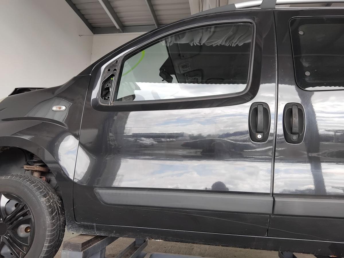 Fiat Qubo 225 original T&uuml;r vorn links Fahrert&uuml;r schwarzmetallic 632 Nero BJ2010