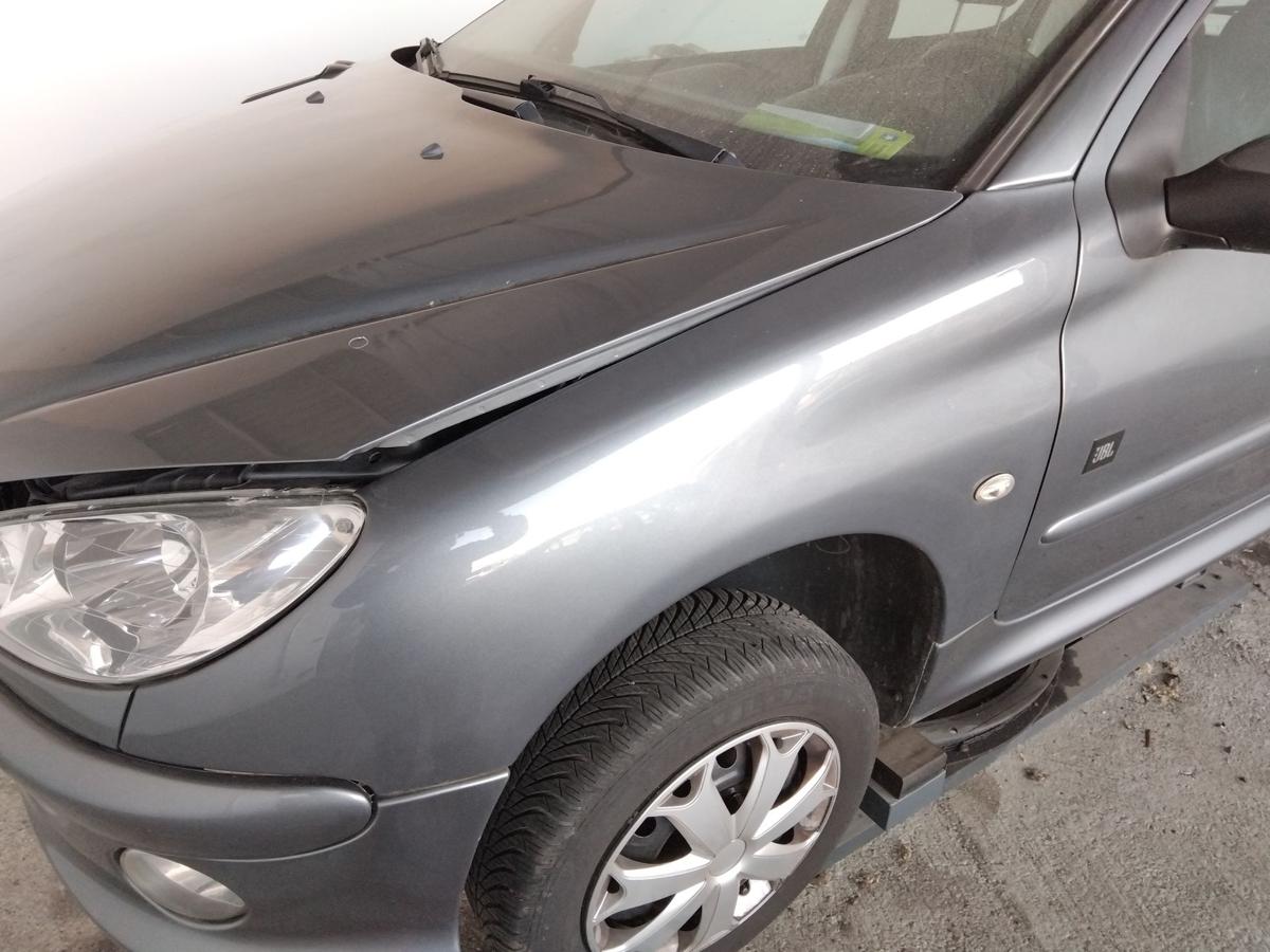 Peugeot 206 original Kotflügel vorn links thoriumgraumetallic KTH BJ2008
