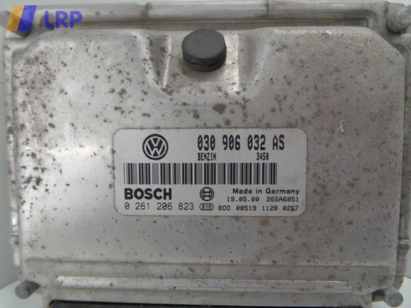 VW Lupo 6X1 Baujahr 2000 Steuergerät Motor, Bosch 0261206823, 030906032AS