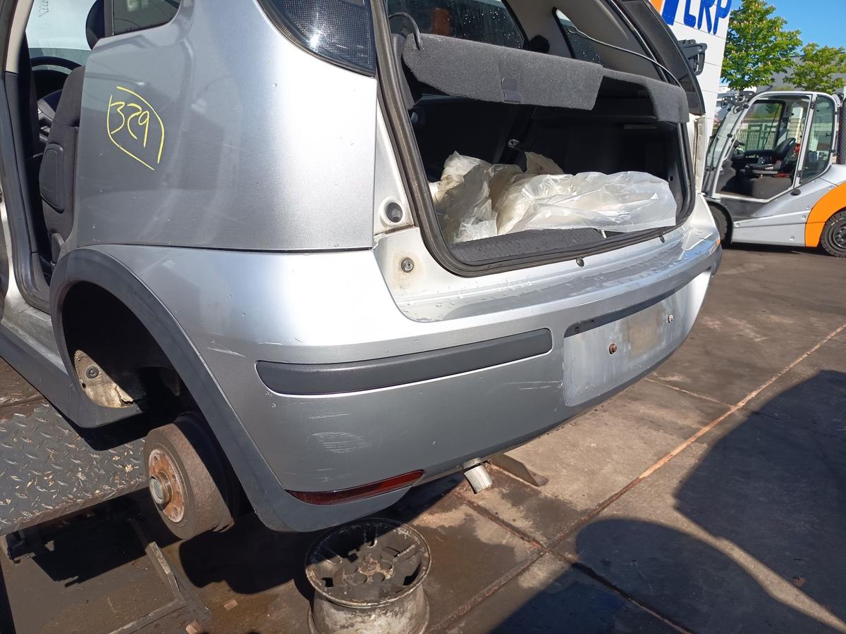 Opel Corsa C original Sto&szlig;stange F&auml;nger hinten Heck Z157 Starsilber Bj 2005
