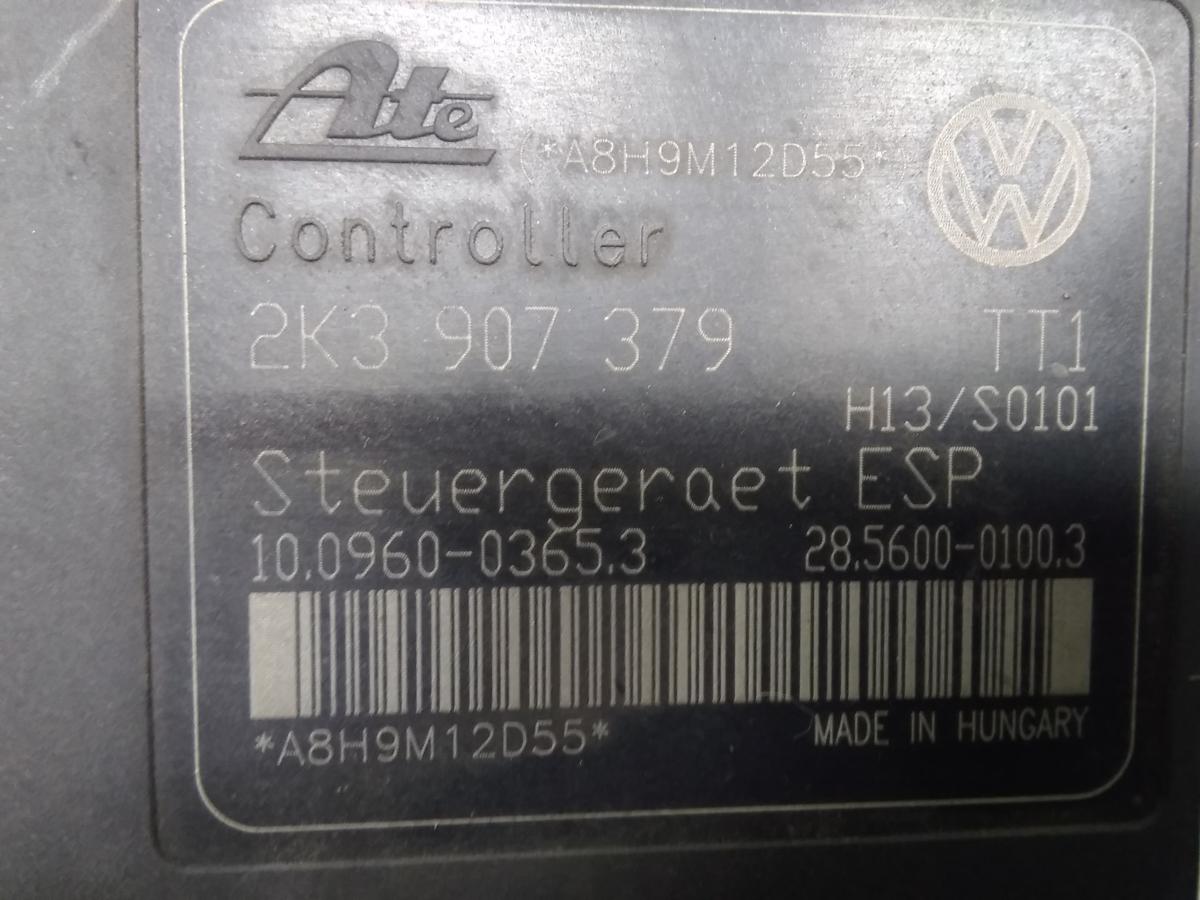 VW Caddy 2K original ABS-Block 2K3614517 2K3907379 Bj.2010