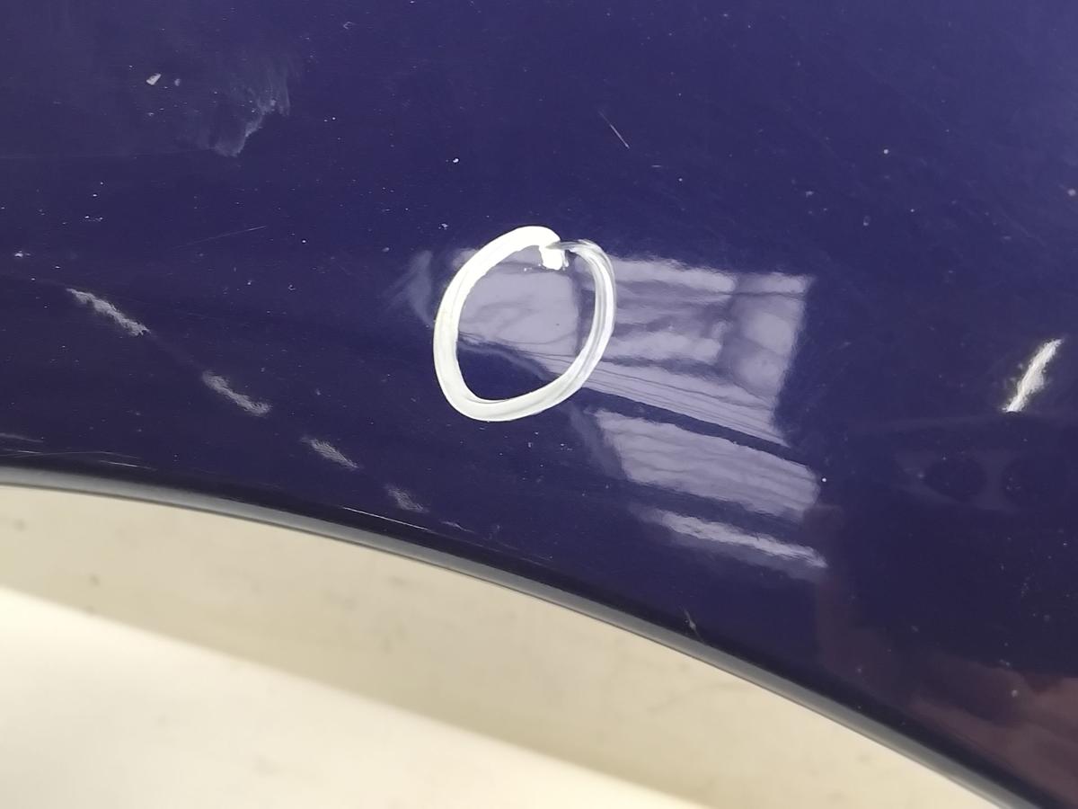 Nissan Micra K12 original Kotfl&uuml;gel vorn links BW6 Dark Blue Metallic BJ2003