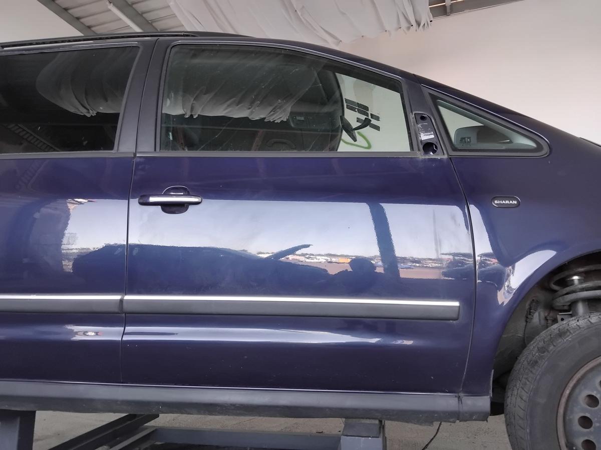 VW Sharan 7M Tür vorn rechts Beifahrertür LD5G Dark Iron Blue Facelift BJ2009