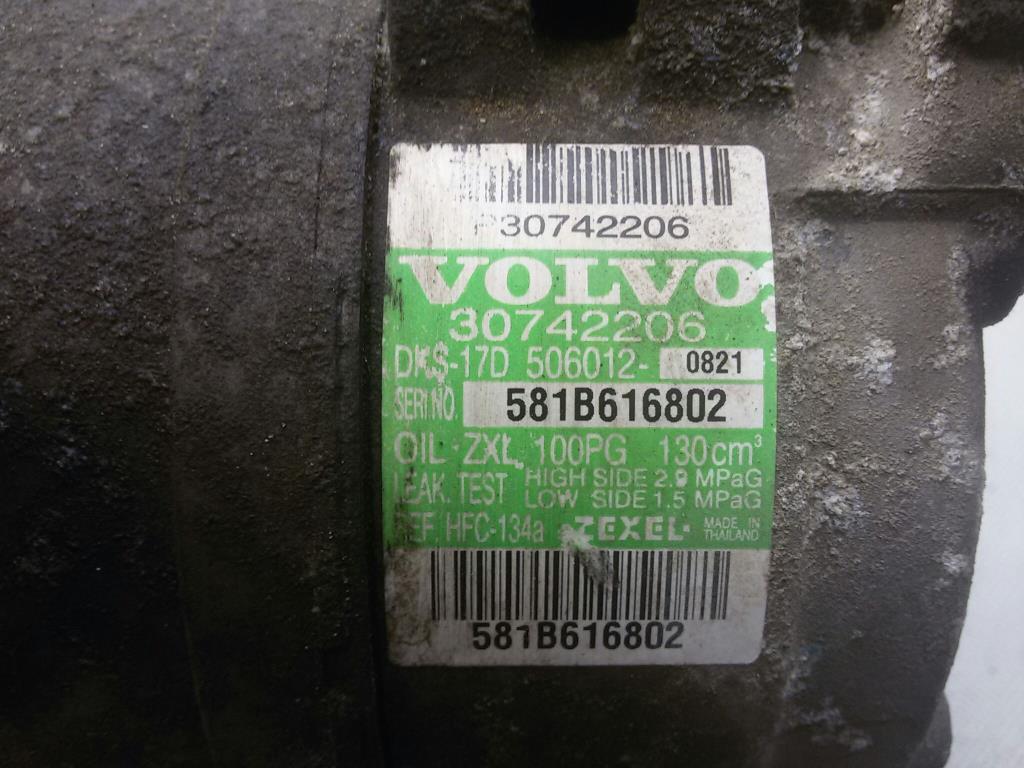 Volvo V70 30742206 Klimakompressor 2,4TD 120kw D5244T BJ2005