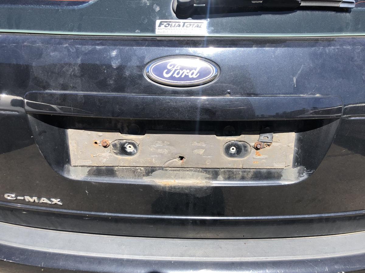 Ford Focus C Max DM2 Heckklappe mit Scheibe Rohbau bis 2007 Rost Pantherschwarz