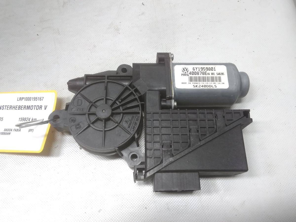 Skoda Fabia 1 6Y original Fensterhebermotor vorn links 6Y1959801 Bj.2005