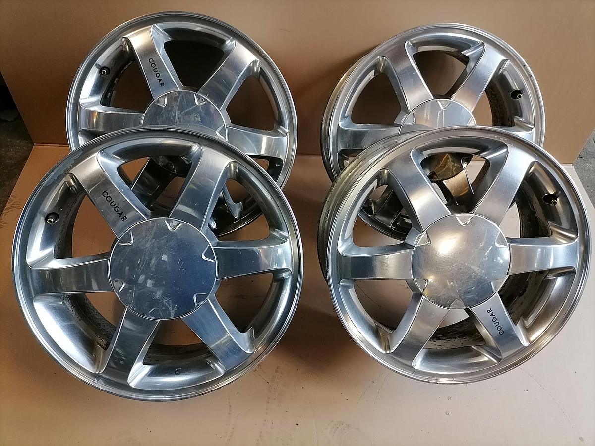 Ford Cougar Alufelgen Satz original 6.5x16 ET46 poliert 98BG-GA 16" Felgen