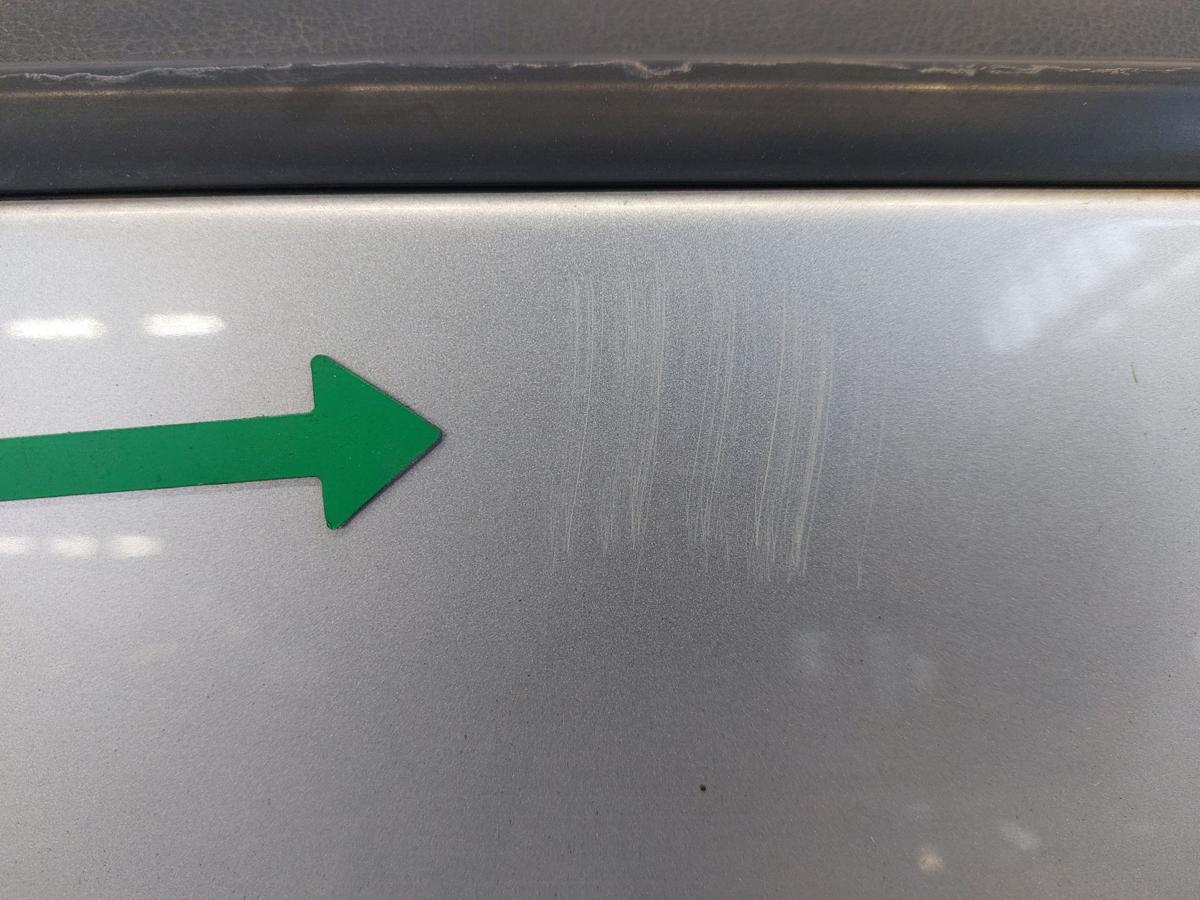 VW Touran 1T T&uuml;r hinten links Fondt&uuml;r im Rohbau LA7W Reflexsilber 03 bis10