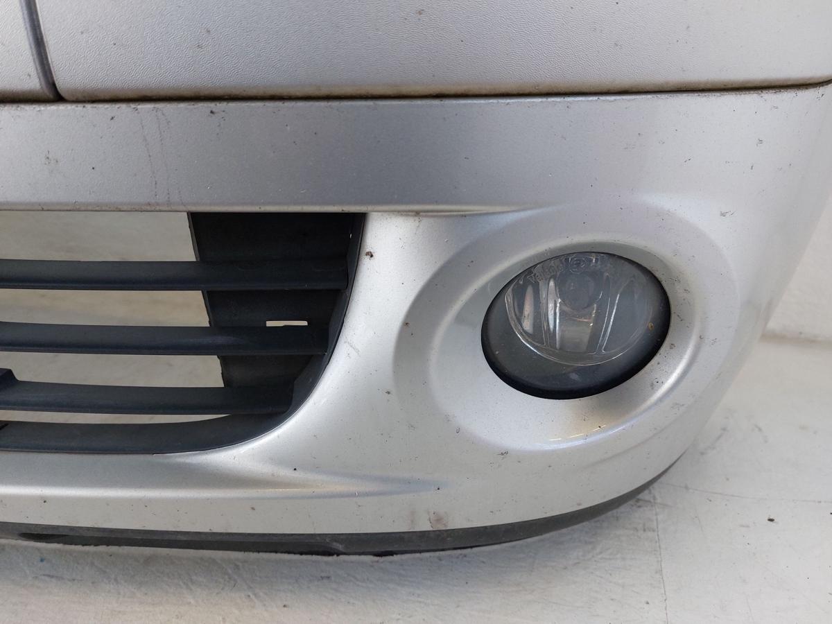 Renault Clio 2 II Sto&szlig;f&auml;nger vorn Frontsch&uuml;rze Nebel silber Facelift 03 bis 06