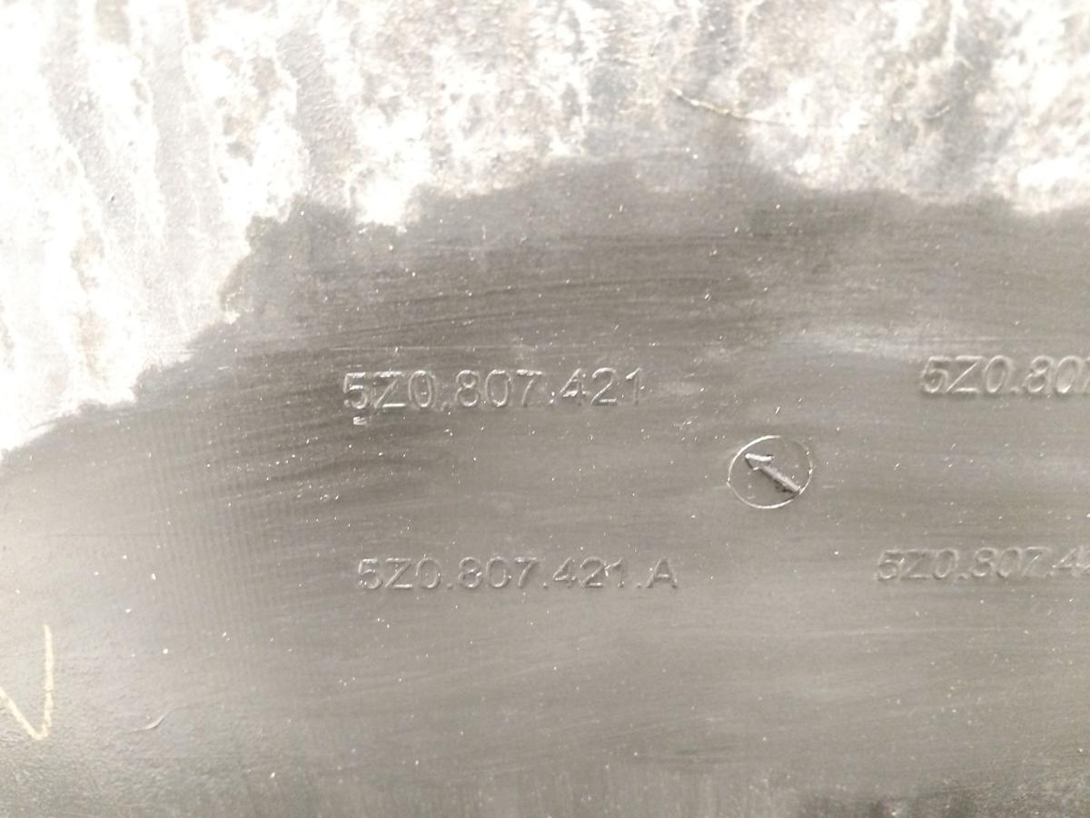 VW Fox 5Z original Sto&szlig;f&auml;nger Sto&szlig;stange hinten brillantschwarz L041 Bj.2005