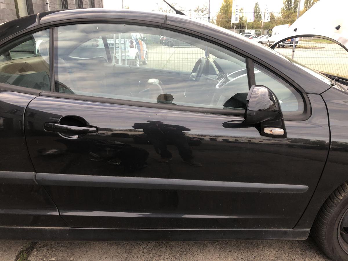 Peugeot 207CC Tür vorn rechts Beifahrertür im Rohbau EXL Schwarz Obsidien Met