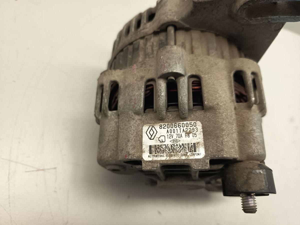 Renault Clio II Campus Bj 2009 orig Lichtmaschine Generator 70A 1,2L 43KW Benzin