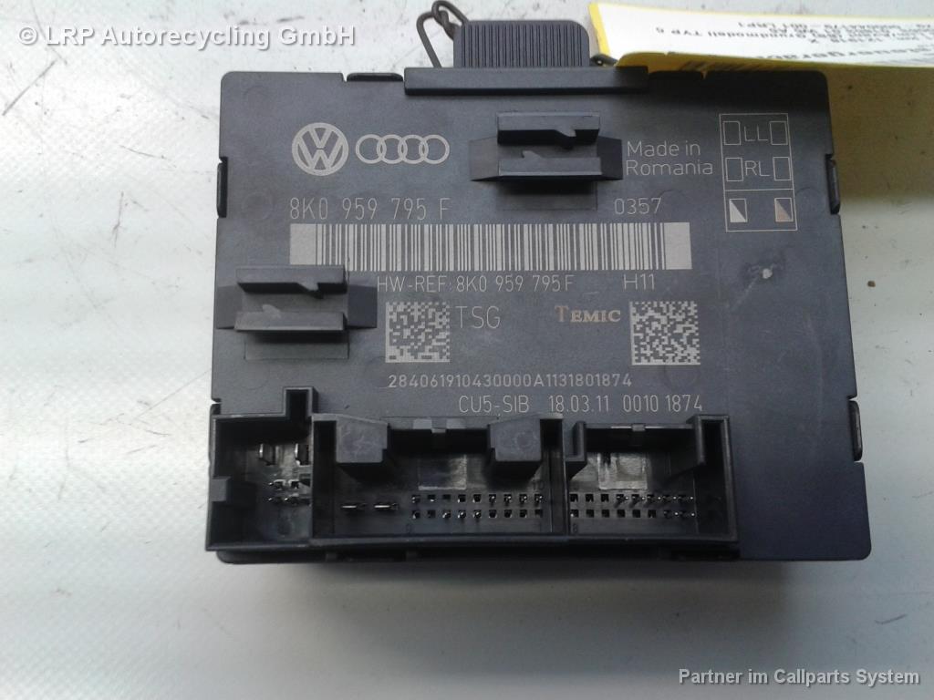 Audi A4 8K B8 Bj2011 original Türsteuergerät hinten links 8K0959795F