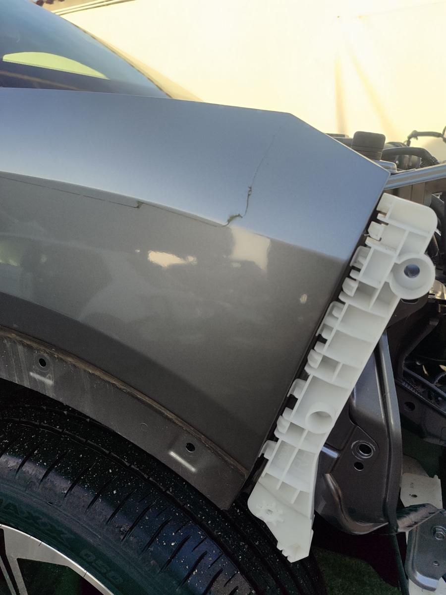 Mitsubishi Eclipse Cross original Kotfl&uuml;gel rechts Facelift Titanium grau metallic