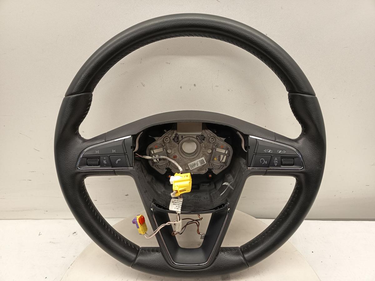 Seat Leon 5F original Lenkrad Leder Multifunktion Baujahr 2014