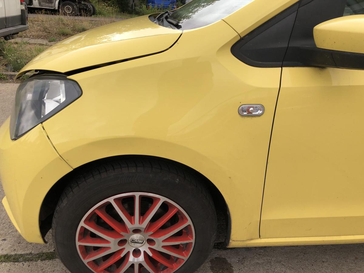 Seat Mii Typ AA Kotfl&uuml;gel vorn links Fahrerseite LB1B Sunflower Yellow