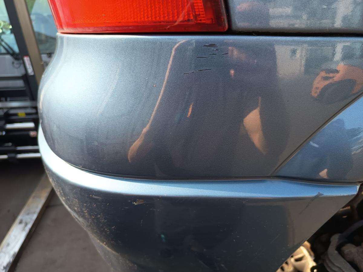 Opel Astra G CC original Sto&szlig;stange F&auml;nger hinten Heck Z293 Premiumblau Bj 1999