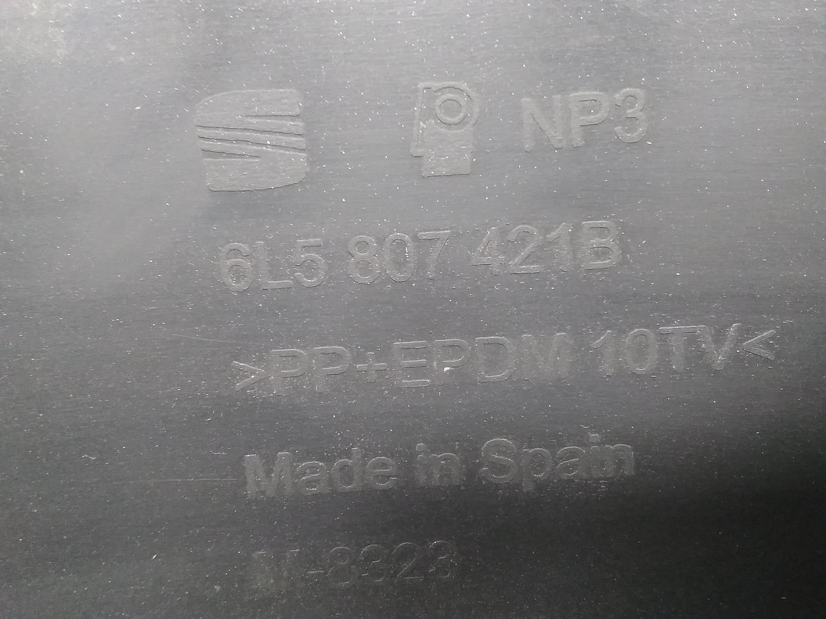 Seat Cordoba 6L original Sto&szlig;stange Stossf&auml;nger hinten Silber LS7N