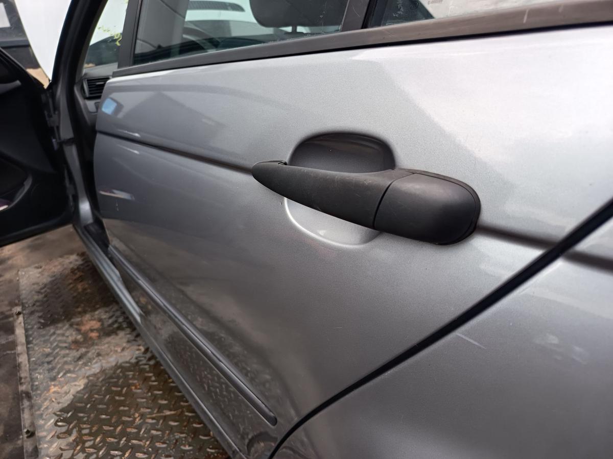 BMW 3er E46 original Tür hinten links Fond A80 Silbergrau Bj 2004