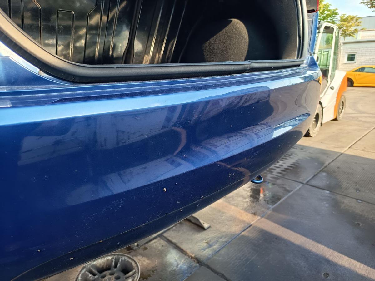 Ford Fiesta VI JH1 Sto&szlig;stange F&auml;nger hinten Heck Facelift C-Burmablau Bj 2007
