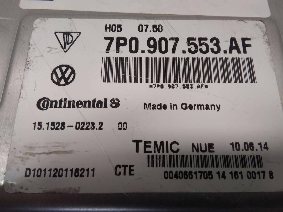 VW Touareg 2 7P Steuerger&auml;t Luftfahrwerk 7P0907553AF Bj.2015