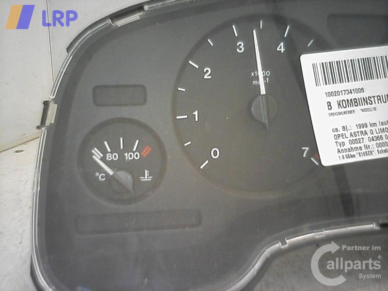 Opel Astra G original Tacho Kombiinstrument 09228753EB 110008830022 BJ1999