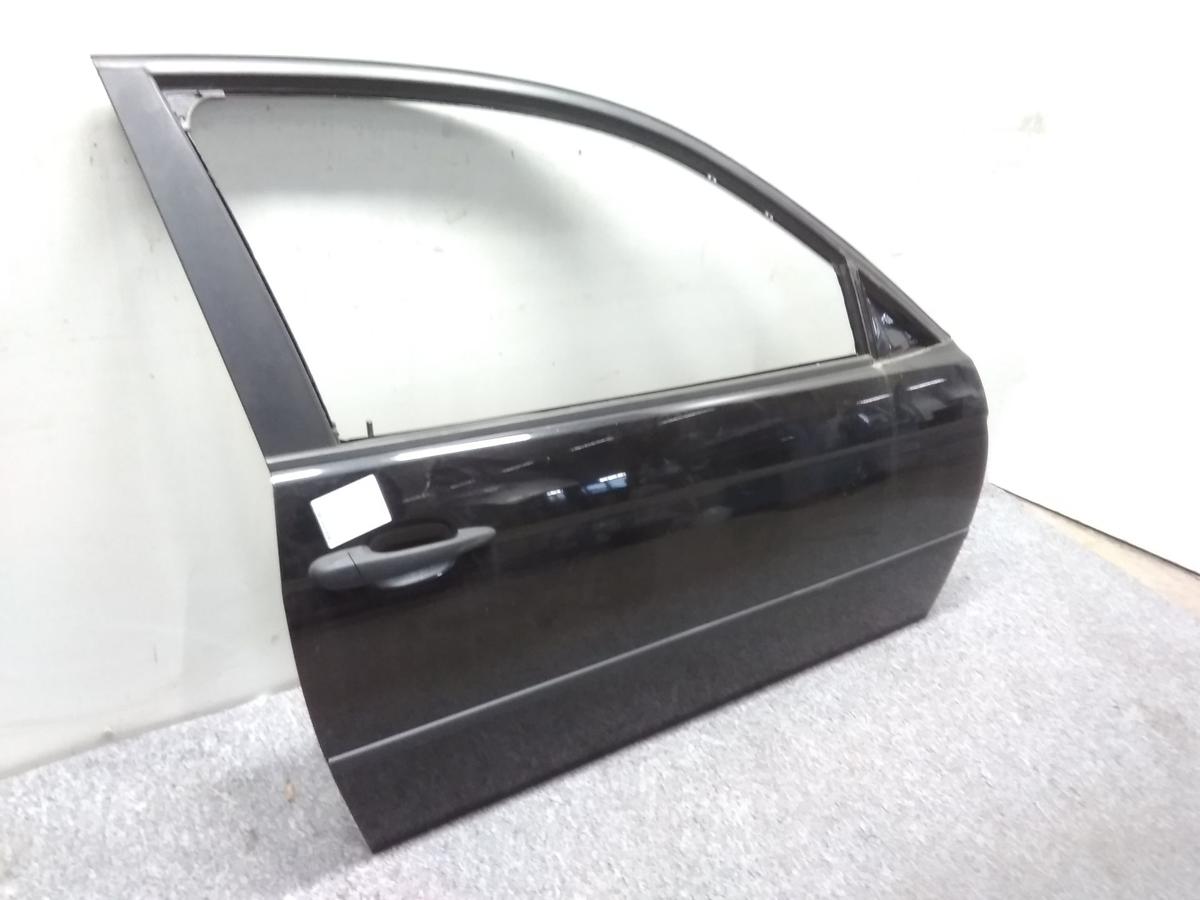 BMW 3er E46 Compact T&uuml;r vorn rechts Beifahrert&uuml;r schwarzmetallic 475 Bj.2001