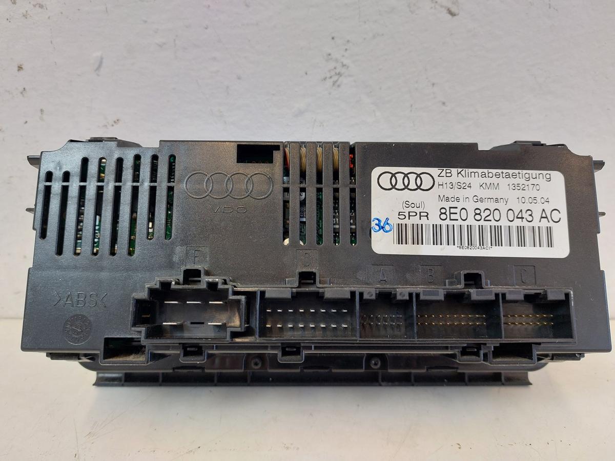Audi A4 8E 8EC B7 Avant Klimabedienteil Heizungsregulierung f&uuml;r Doppeldin OEM