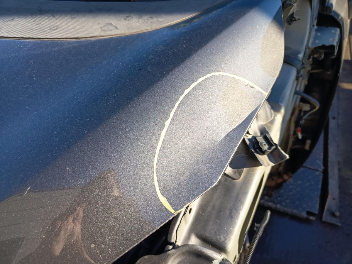 Opel Meriva B original Motorhaube Z177 Karbongrau vor Facelift Baujahr 2012