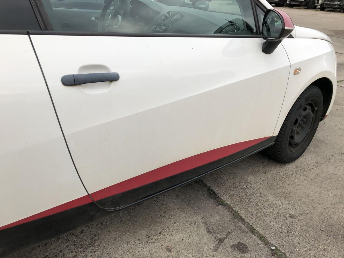 Seat Ibiza 6J T&uuml;r vorn rechts Beifahrert&uuml;r im Rohbau nur 3 t&uuml;rer LB9A Candywei&szlig;