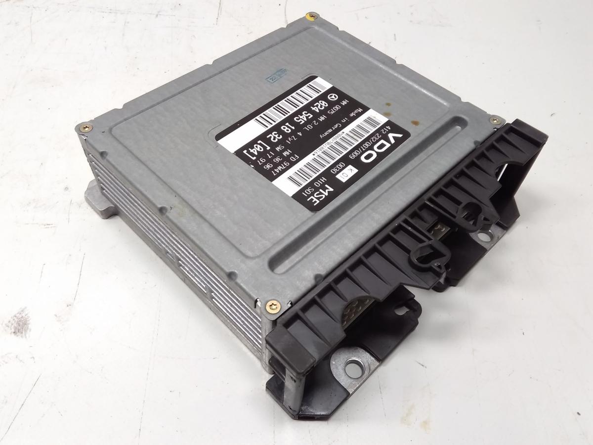 Mercedes Benz W210 E200 Steuerger&auml;t Motor A0245451832 2.0 100kw 111942 BJ1997