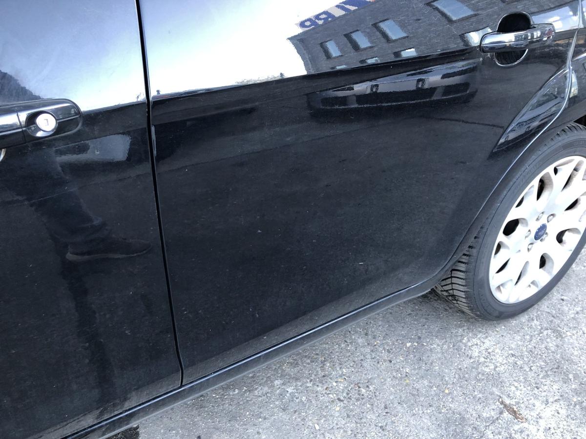 Ford Focus DA3 ab07 T&uuml;r hinten links Fliessheck Pantherschwarz Rohbau