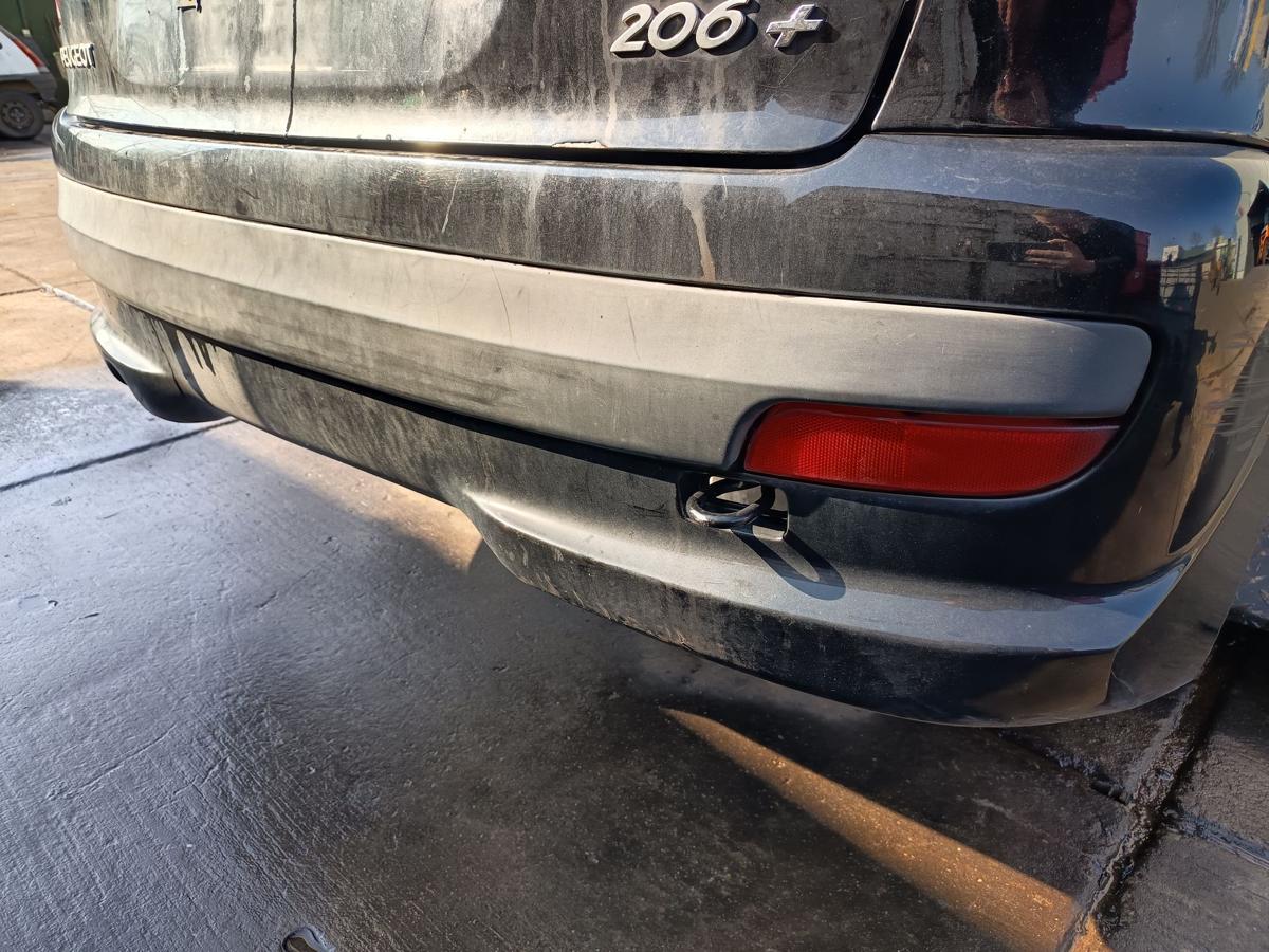 Peugeot 206+ original Sto&szlig;stange hinten 3 T&uuml;rer KTV Perla Schwarz Baujahr 2009
