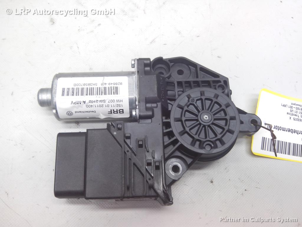 VW Touran 1T3 BJ2011 original Fensterhebermotor 5K0959703B Steuergerät 0130821567