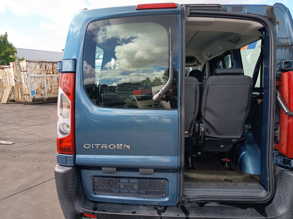 Citroen Jumpy II VF7 vor Facelift Bj 2012 orig Hecktür links KGQ - BLAU KYANOS