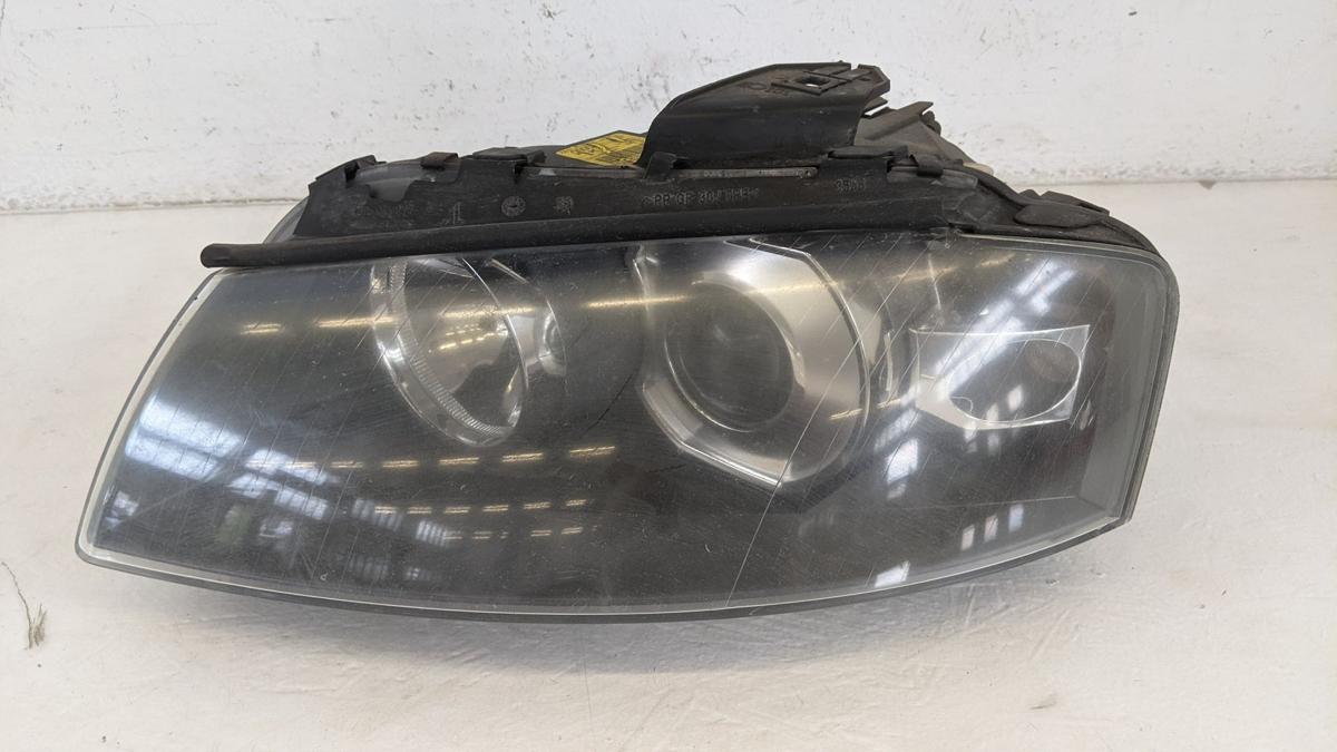 Scheinwerfer Hauptscheinwerfer Lampe vorn links Xenon AL Trüb Audi A3 8P TEXT