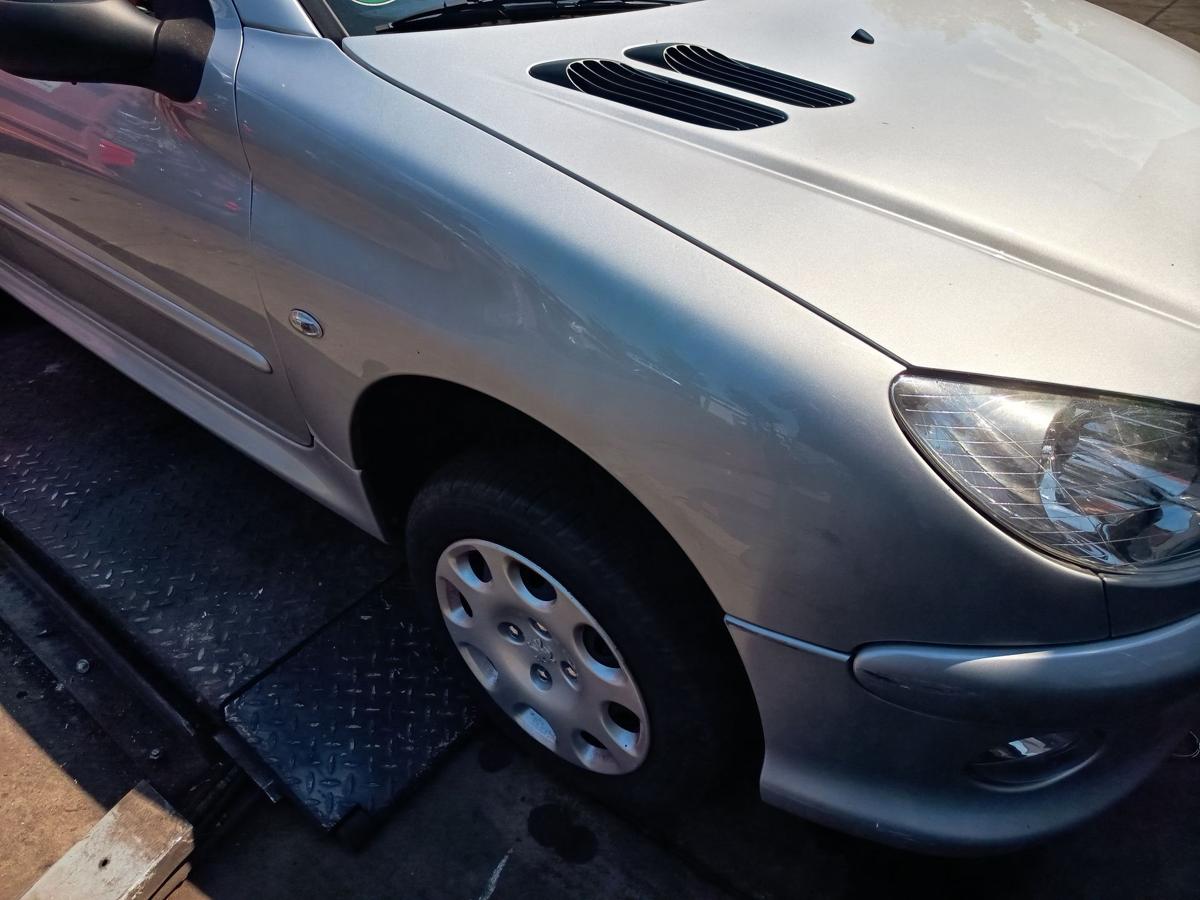 Peugeot 206 orig Kotflügel rechts schmal Ausführung EZR Silber Bj 2005