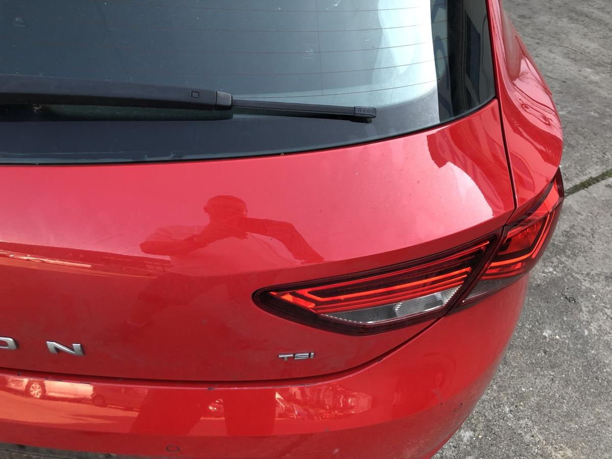 Seat Leon 5F Heckklappe mit Scheibe im Rohbau 3 und 5 t&uuml;rer LS3H Emocion Rot