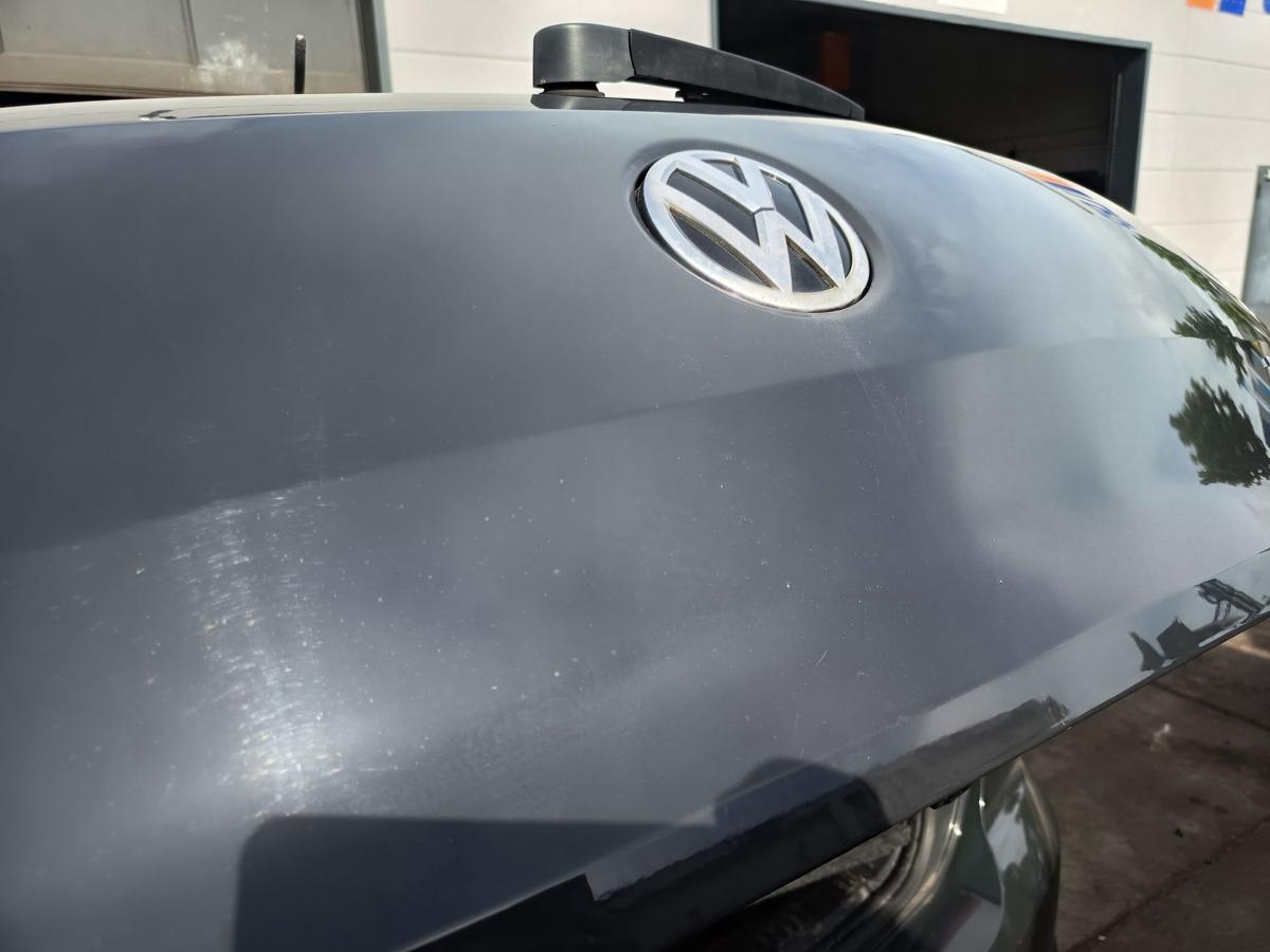 VW Polo V 6C original Heckklappe mit Scheibe Rohbau I7F Uranograu Bj 2014