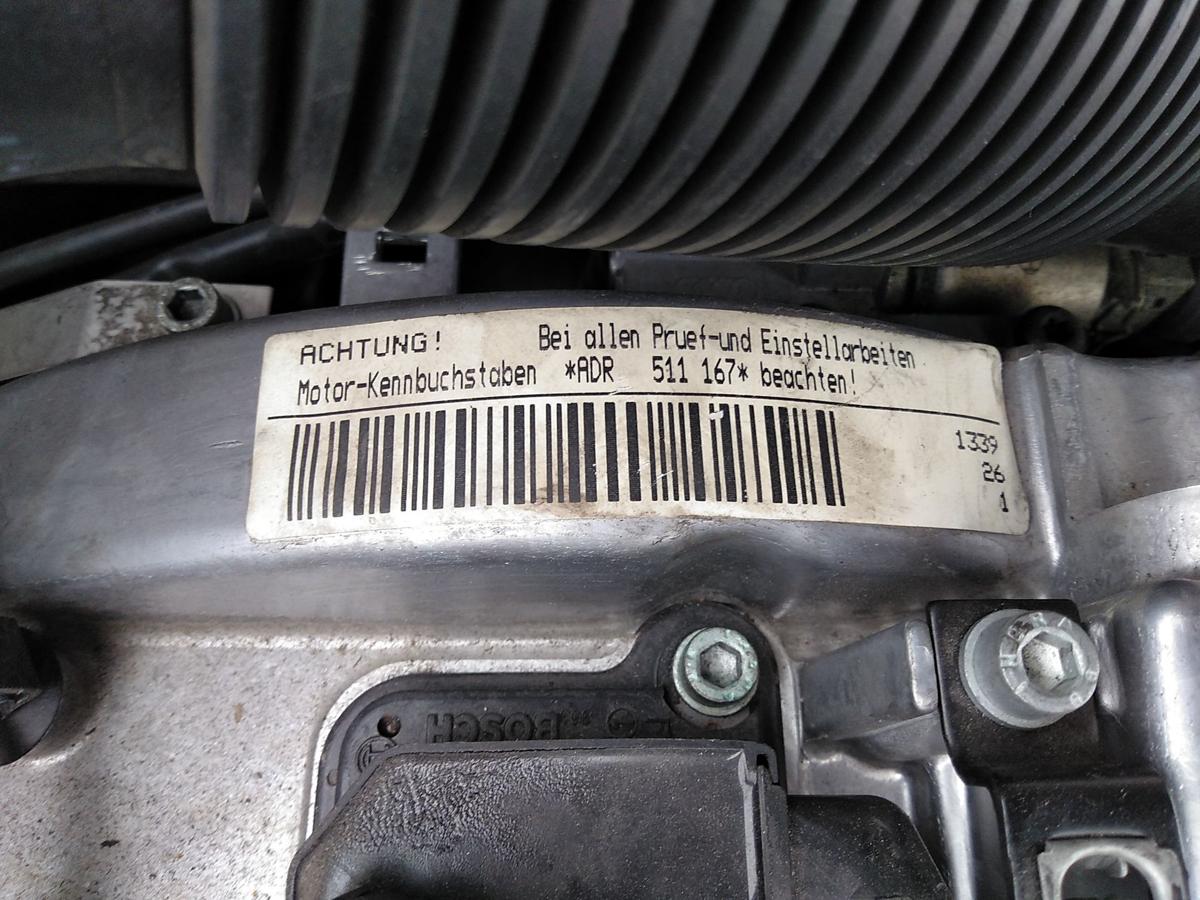 Audi A4 B5 Motor Engine ADR 1.8 92kw Laufleistung 141973km BJ1999