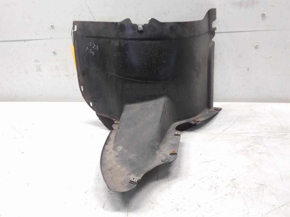 VW Golf 6 original Radhausschale vorn rechts Vorderteil BJ2012