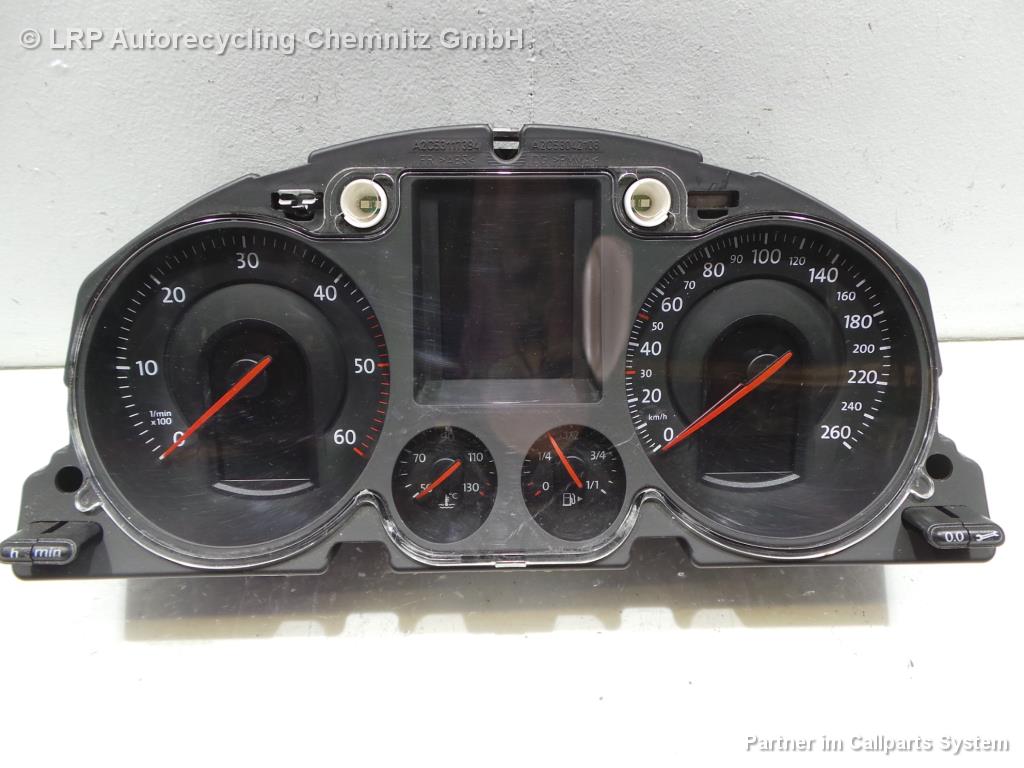 VW Passat 3C Bj 2006 Kombiinstrument 3C0920871 Tacho 2.0TDI BMP A2C53144889