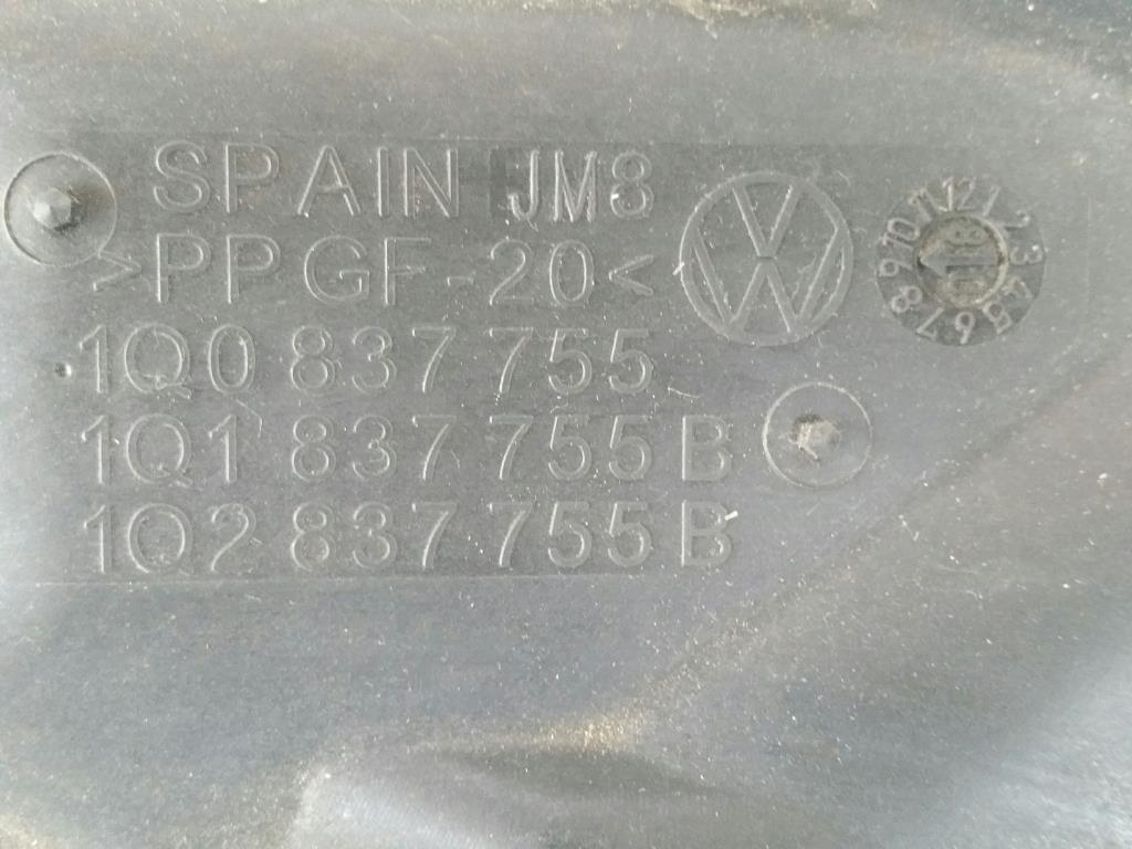 VW Scirocco 3 Typ 13 Bj.08 Grundplatte Aggregateträger Tür links 1Q0837755