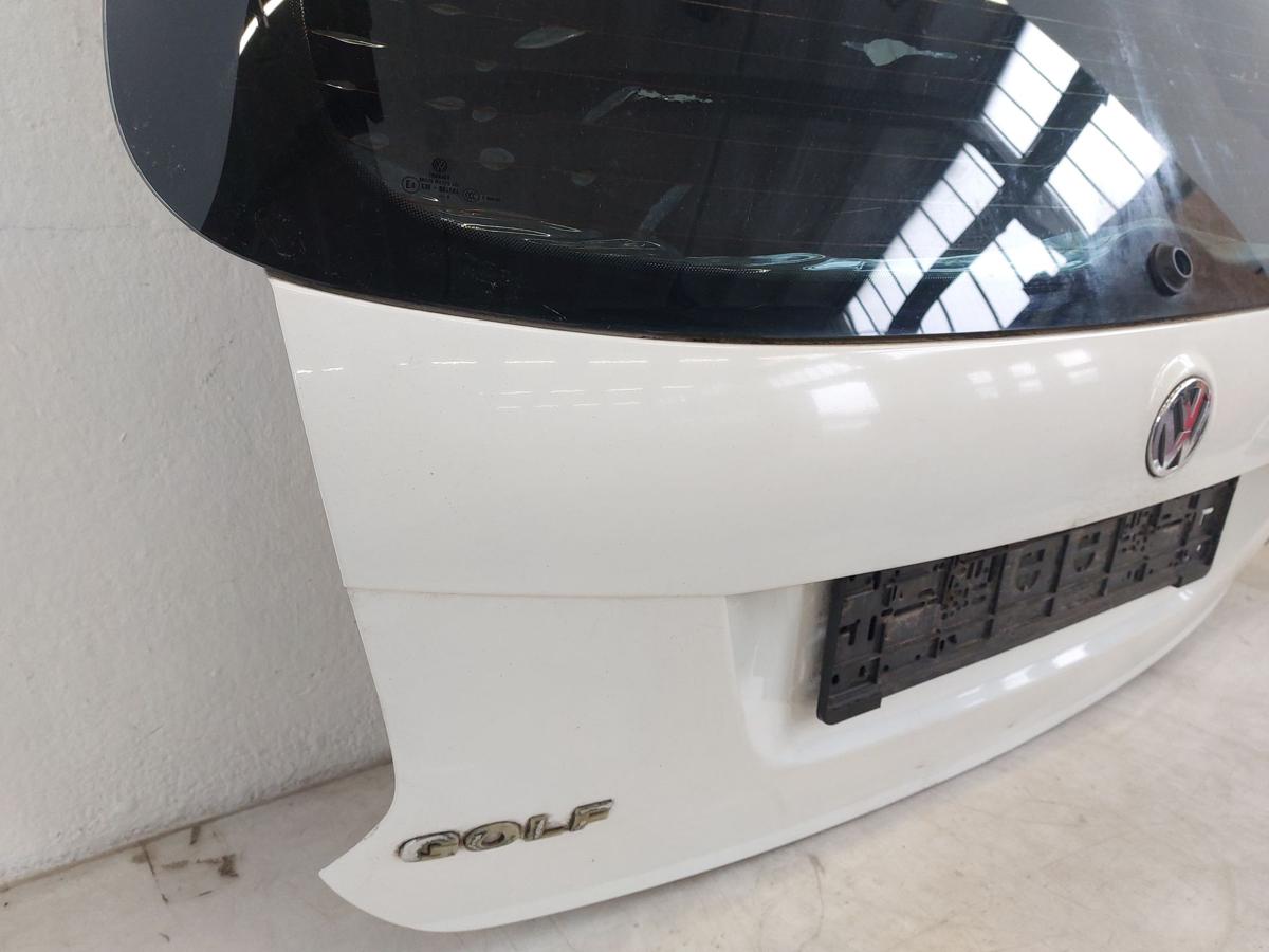 VW Golf 5 1KM Variant Heckklappe mit Heckscheibe Kombi LR9A weiss ROST