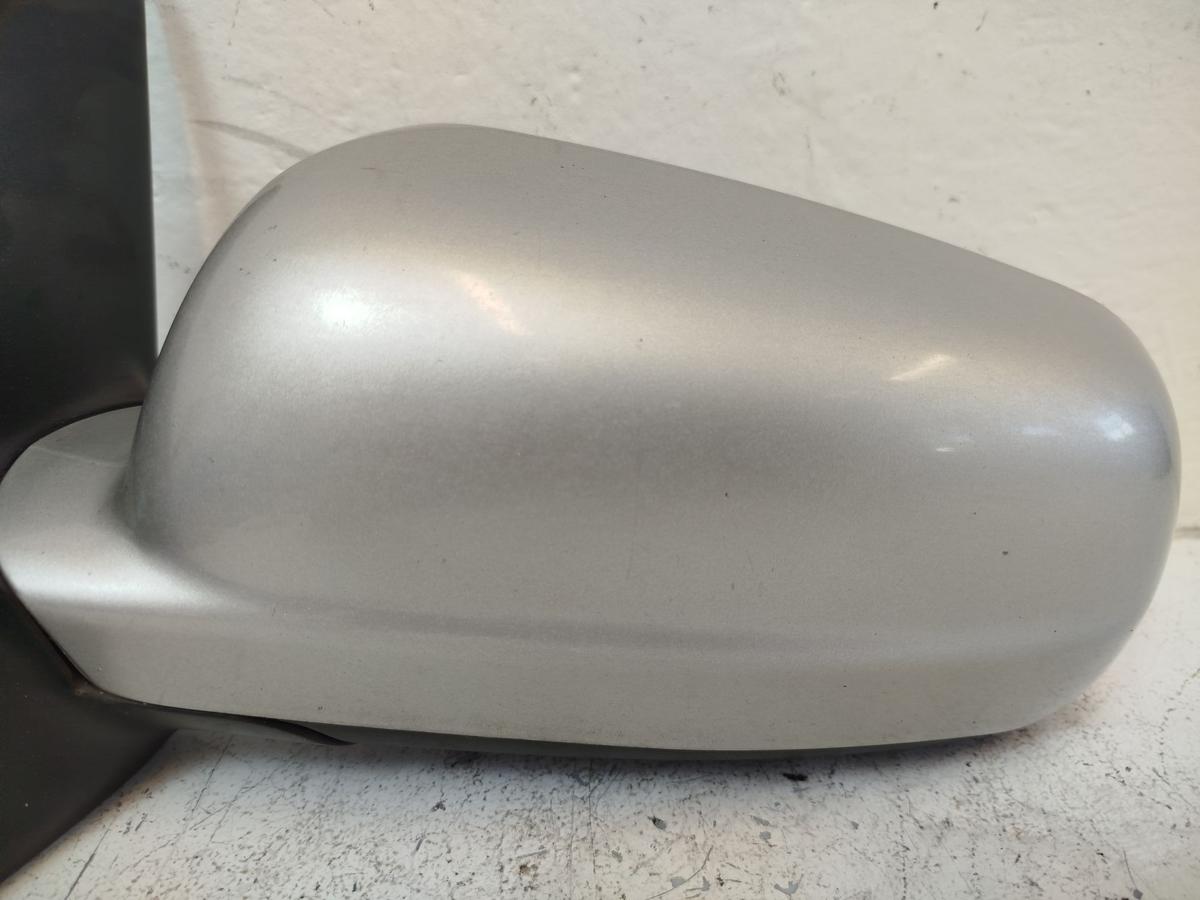 Seat Leon 1M Aussenspiegel links Seitenspiegel manuelle Verstellung LS7N silber