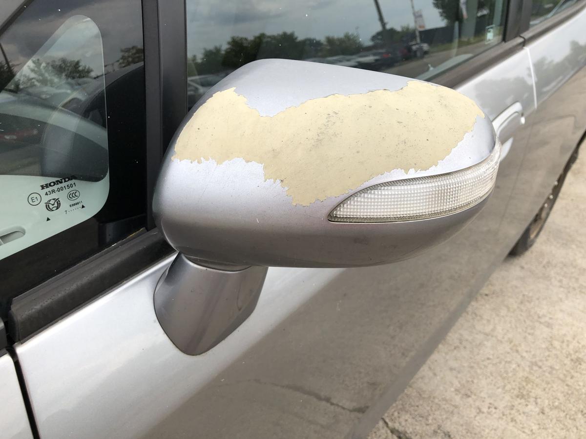 Honda Jazz Typ GD Au&szlig;enspiegel links Spiegel elektrisch Blinker NH642M silver