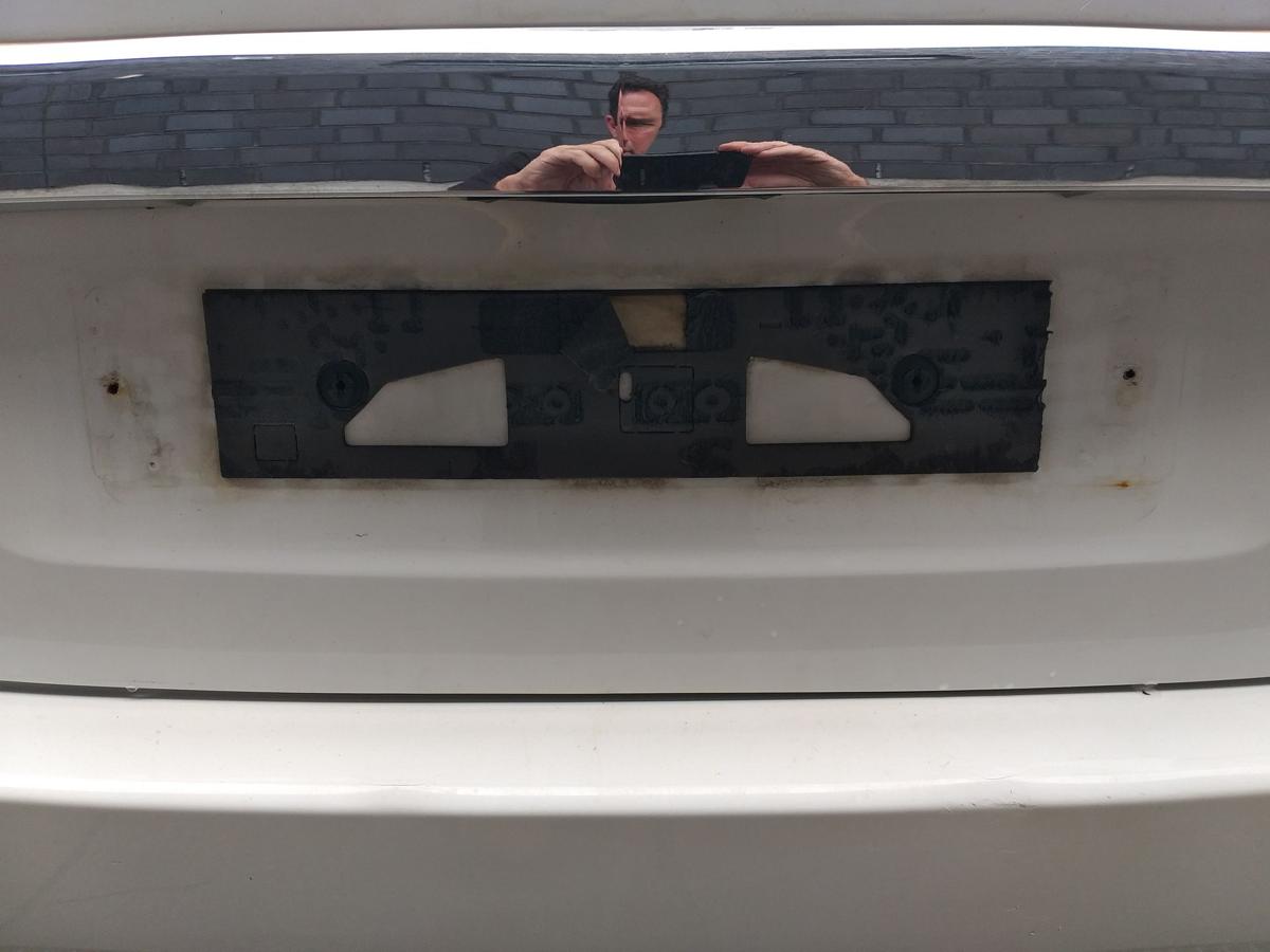 Opel Zafira B original Heckklappe mit Heckscheibe Z40R Schnee Weiss Bj.2009